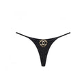 CC thongs svart